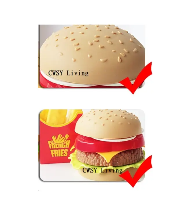 build a burger toy