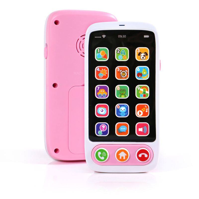 High Quality Kids Smart Screen Mobile Phone Toy Multi-function Simulation Children Puzzle Early Education Mobile Phone T