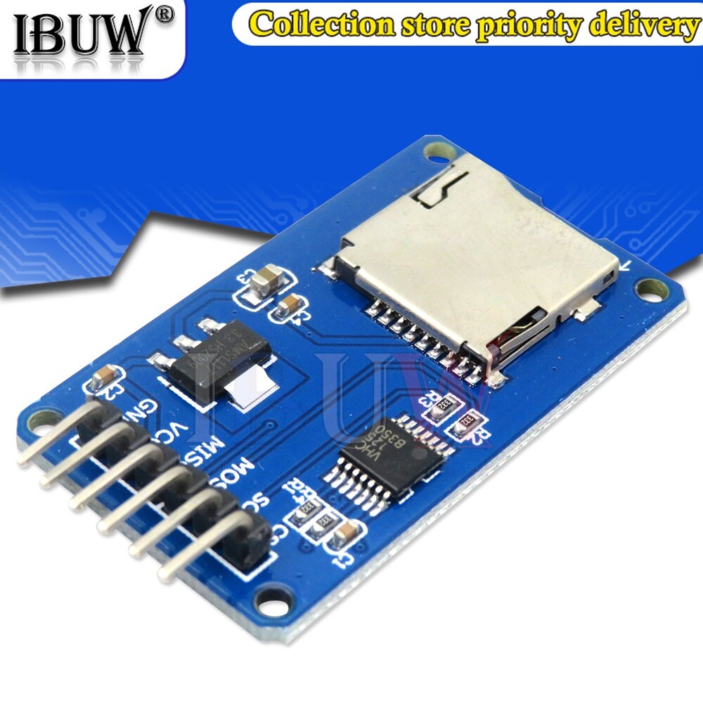 1 cái Micro SD lưu trữ bảng mở rộng micro sd thẻ TF mô-đun Shield Bộ nhớ SPI cho Arduino khuyến mãi