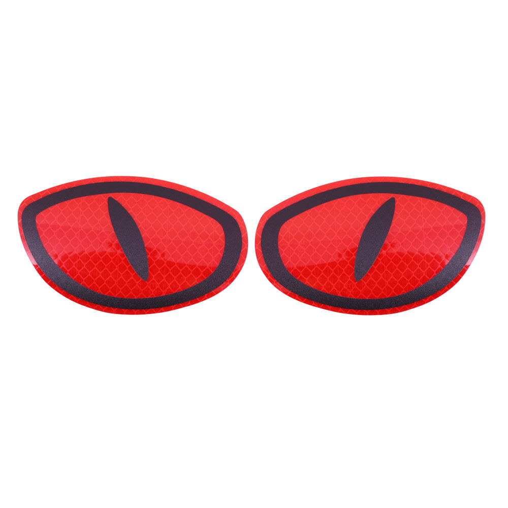 2PCS/Set Car Reflective Stickers Creative Cat's Eye Pattern Universal Car Motorcycle Night Safe Driving Reflective Warning Sticker