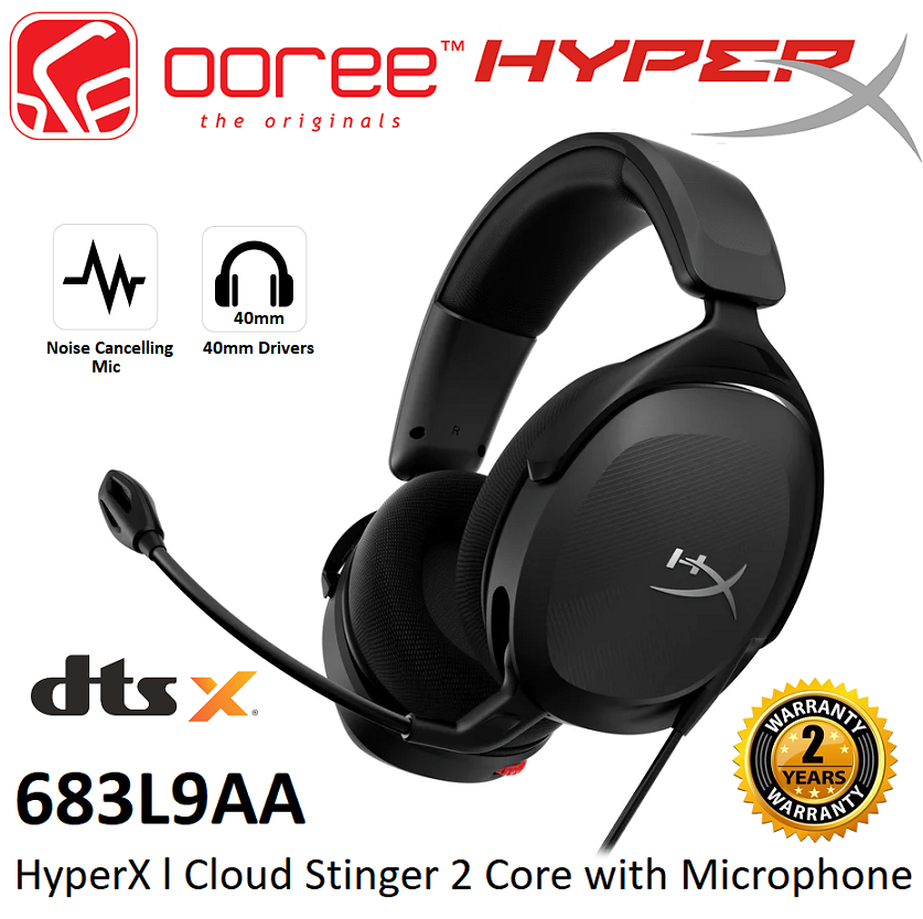 HYPER-X HYPERX CLOUD STINGER 2 CORE HEADPHONE HEADSET WITH DTS ...