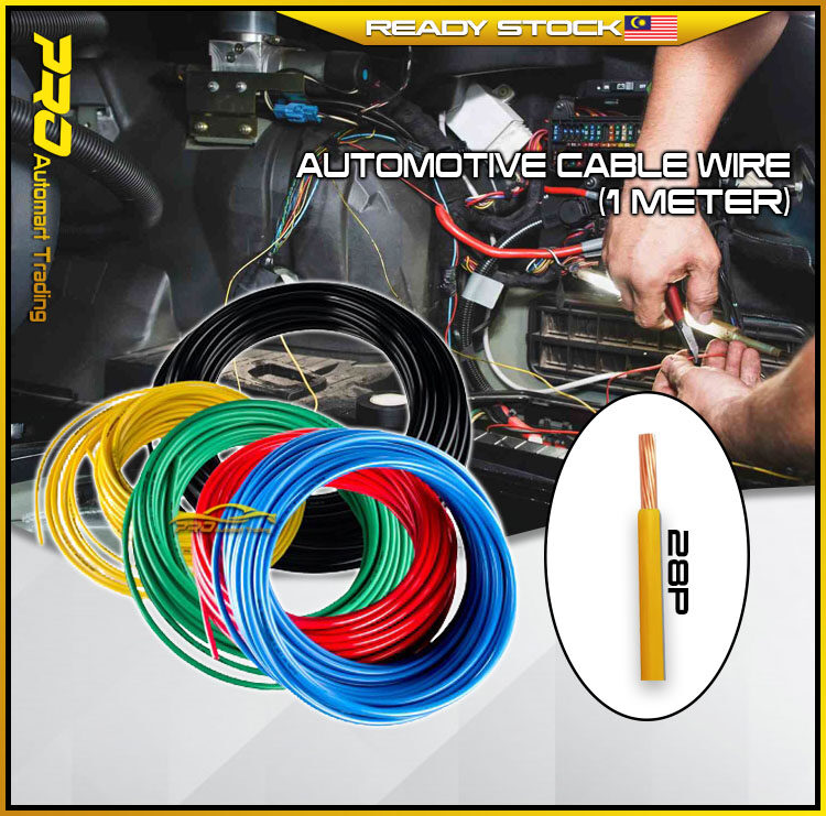 1 meter 14/0.26mm AWG 18 Car Lorry Automotive Wire Automotive Cable 100