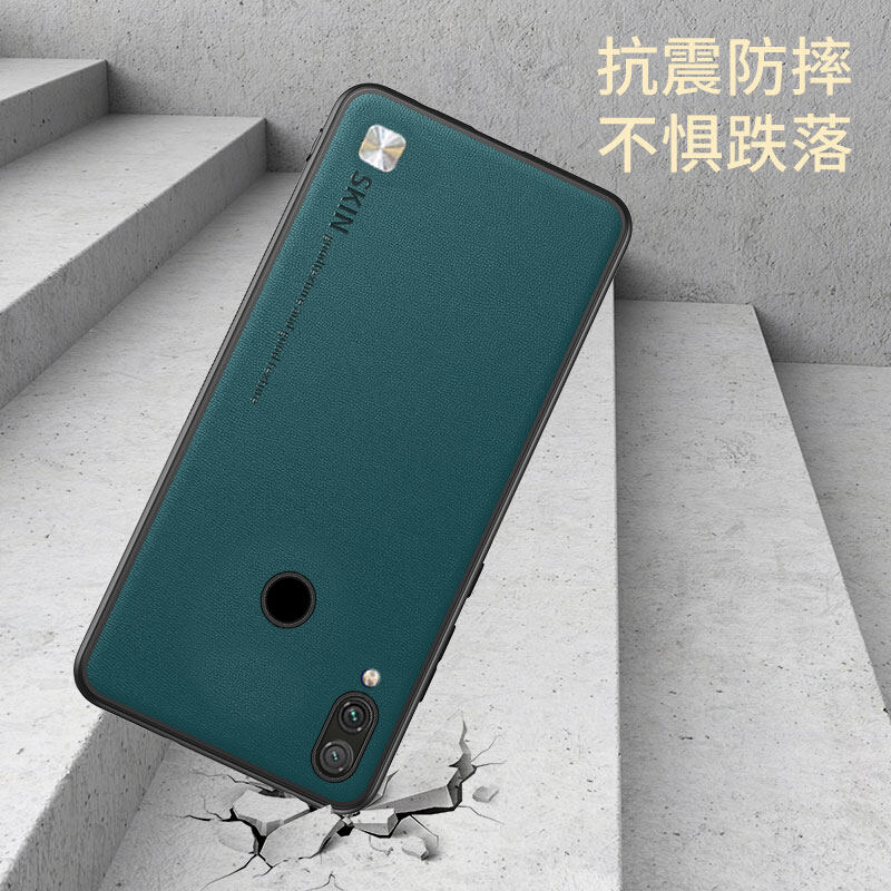 Casing for Redmi Note 7 Pro Note7 Case Plain Skin Leather Cover Xiaomi Redmi Note 7Pro Soft Bumper Shockproof Coque