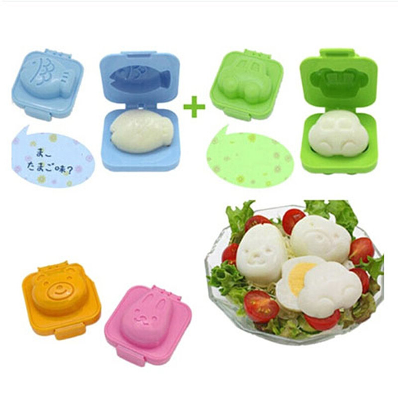[Sirola] Cartoon Sushi Maker Boiled Egg Rice Roll Mold Kitchen DIY Chef Rice Ball