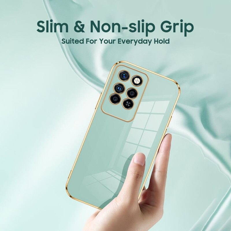 For infinix Note 10 Pro Case Shockproof Soft Silicone Electroplating Back Cover Case infinix Note10 Pro Phone Casing