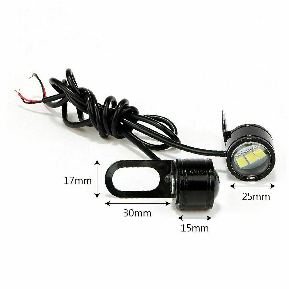 2 Luci LED A Led 12V Per Moto – Fari Supplementari Eagle Eye Per Manubrio E Specchietti - Foto 2