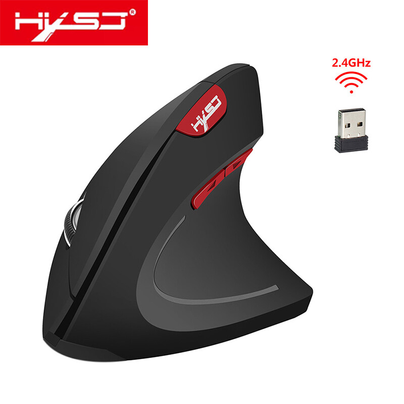 Chuột Không Dây HXSJ T24 2.4G Dọc Tiện Dụng Điều Chỉnh DPI 800 1600