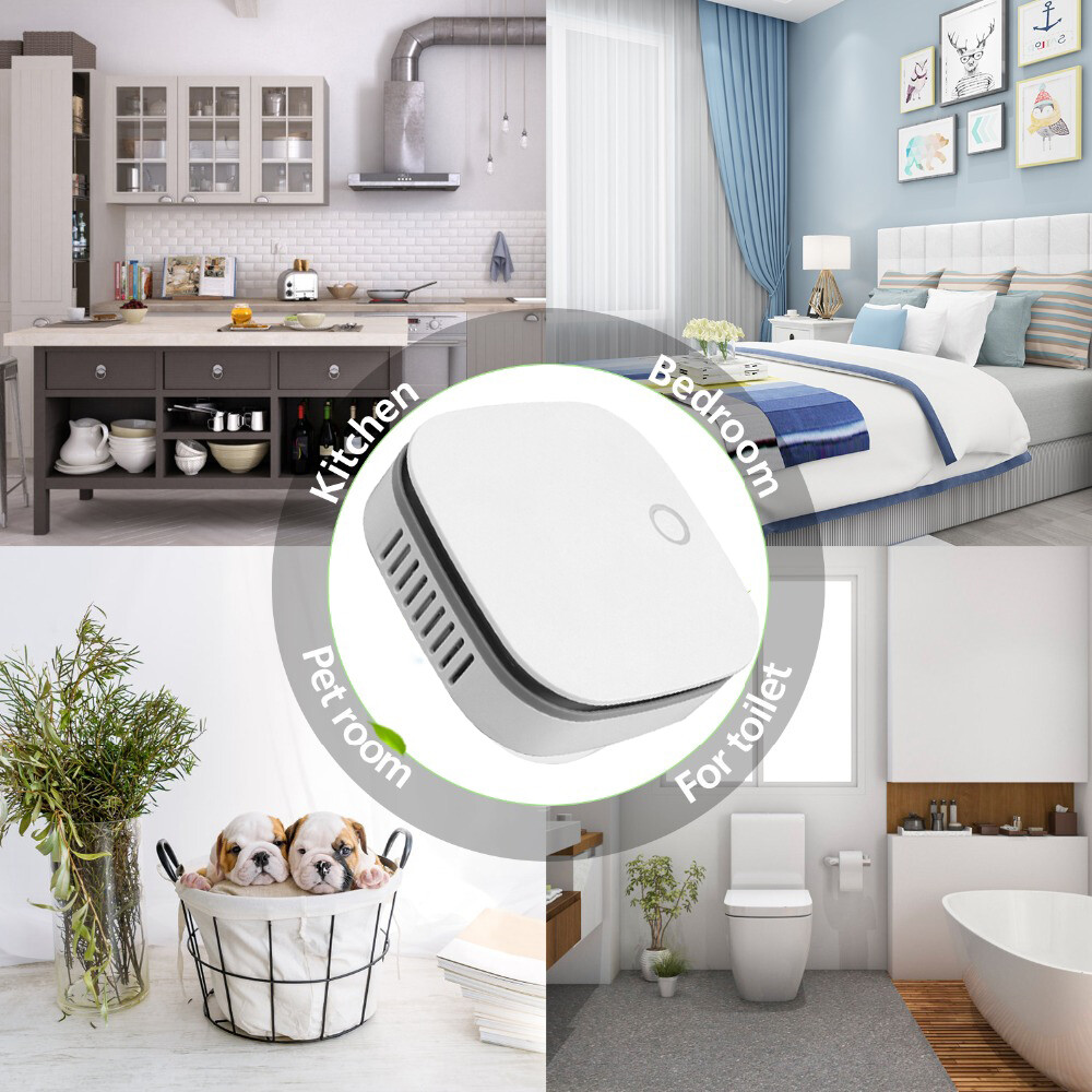 Smart Sensor Máy Lọc Không Khí Cầm Tay Máy Tạo Vùng O Máy Khử Mùi Ion Âm O3 Máy Khử Mùi Khử Mùi Loại Bỏ Mùi Với Bộ Hẹn Giờ Máy Ozone 2 Chế Độ Cho Gia Đình Xe Hơi Văn Phòng