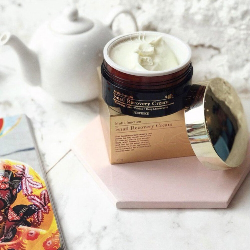 Kem Phục Hồi Ốc Sên, 100G ◆ DEOPROCE ◆ Làm Trắng/Cải Thiện Nếp Nhăn/Dưỡng Ẩm/Dinh Dưỡng/Sáng/Săn Chắc/Sức Sống/Đa Chức Năng
