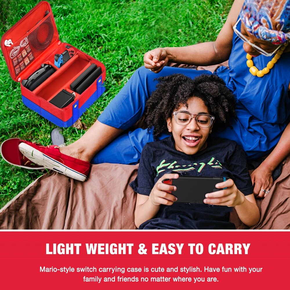Ốp Lớn Bảo Vệ Mang Theo Cho Bảng Điều Khiển Oled Bộ Chuyển Đổi Nintendo & Switch Ốp Du Lịch Túi Lưu Trữ Bộ Điều Khiển Chuyên Nghiệp Cho NS Phụ Kiện Chơi Game
