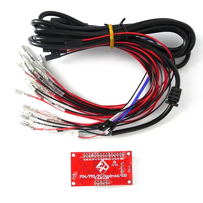 USB Arcade Zero Delay Joystick Encoder PCB Board Game Stick Controller