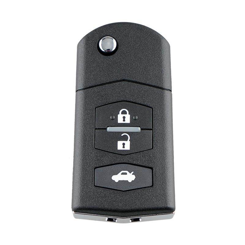 3 Nút Điều Khiển Từ Xa Gấp Chìa Khóa Xe Fob Vỏ Bọc Vỏ Cho Mazda 3 5 6