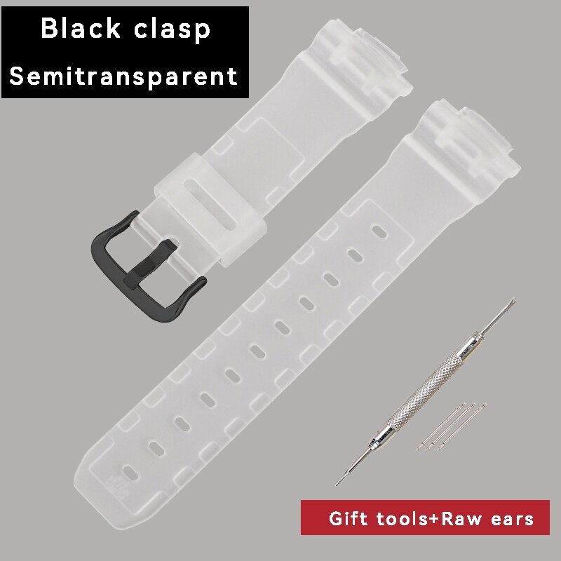 Strap for casio g-shock gbd-800 gba-800 gma-b800 810 gbd-800 ga-800sport waterproof resin silicone watch band