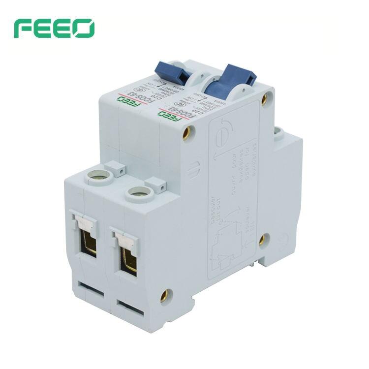 Feeo 1p 63a Ac230v/400v Dual Power Manually Transfer Switch Interlock Circuit Breaker