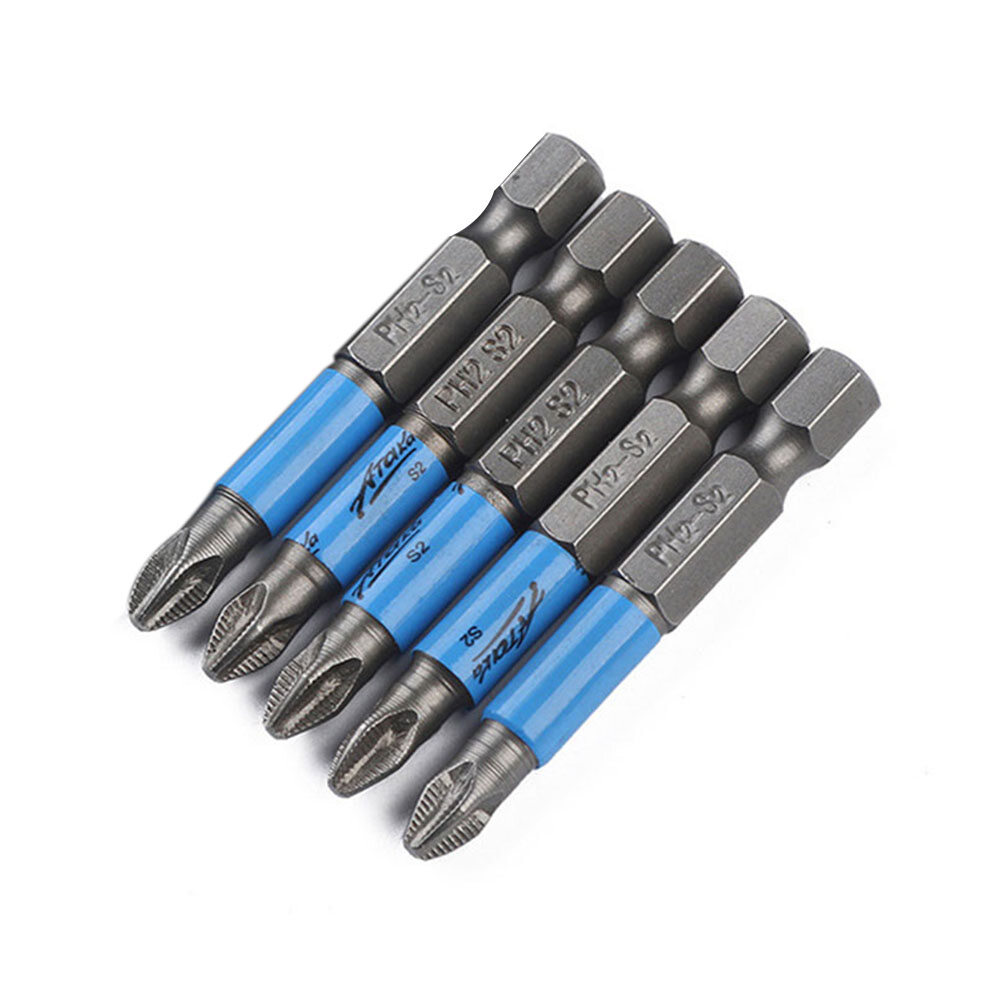 【Aneng】 50mm PH2 S2 chéo bit đầu khoan chống trượt tuốc nơ vít lục giác mũi khoan
