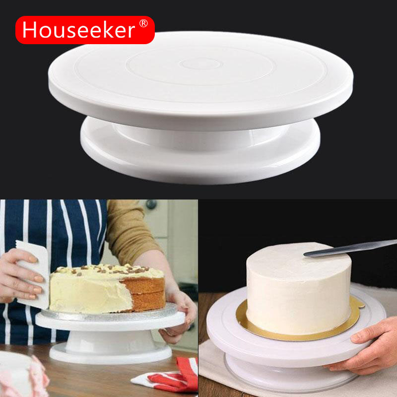 DIY Rotating Revolving Cake Turntable Birthday Wedding Cake Decorating Stand Baking Tools