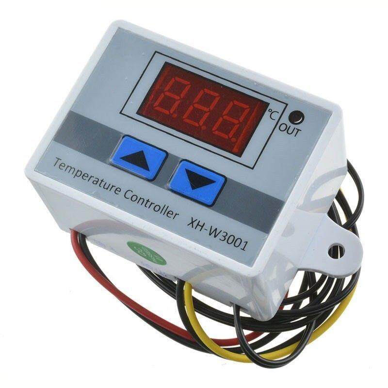 XH-W3001 12 V 24 V 220 V Termostat Suhu Digital Kontrol Pemeriksa Saklar 2018 +