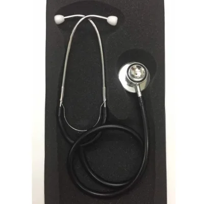 Nurse Doctor Medical Stethoscope Dual Head Black