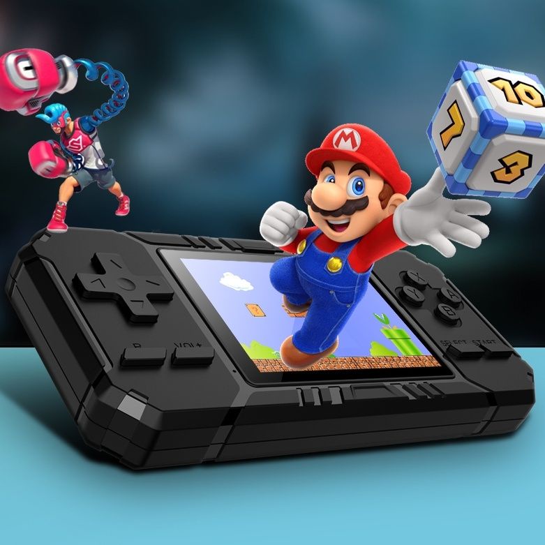 🔥FREE Shipping+COD🔥 New Product S8 Handheld Game Console Old-fashioned Nostalgic 520 Digital Game Console Mini Arcade Children's Double Battle