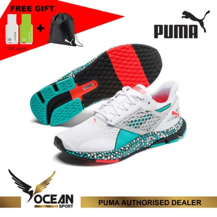 blue puma running shoes