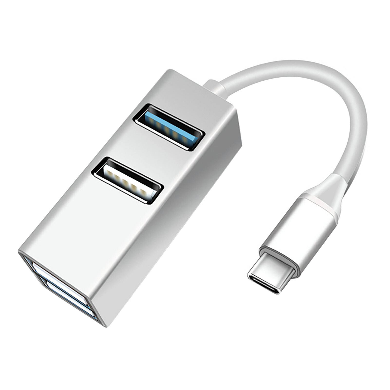 Tanjiaxun Docking Station High-speed Transmission Multi-purpose Plug Play USB3.0 USB2.0 TF/SD-card Mini Cable Hub for Mouse Docking Station High-speed