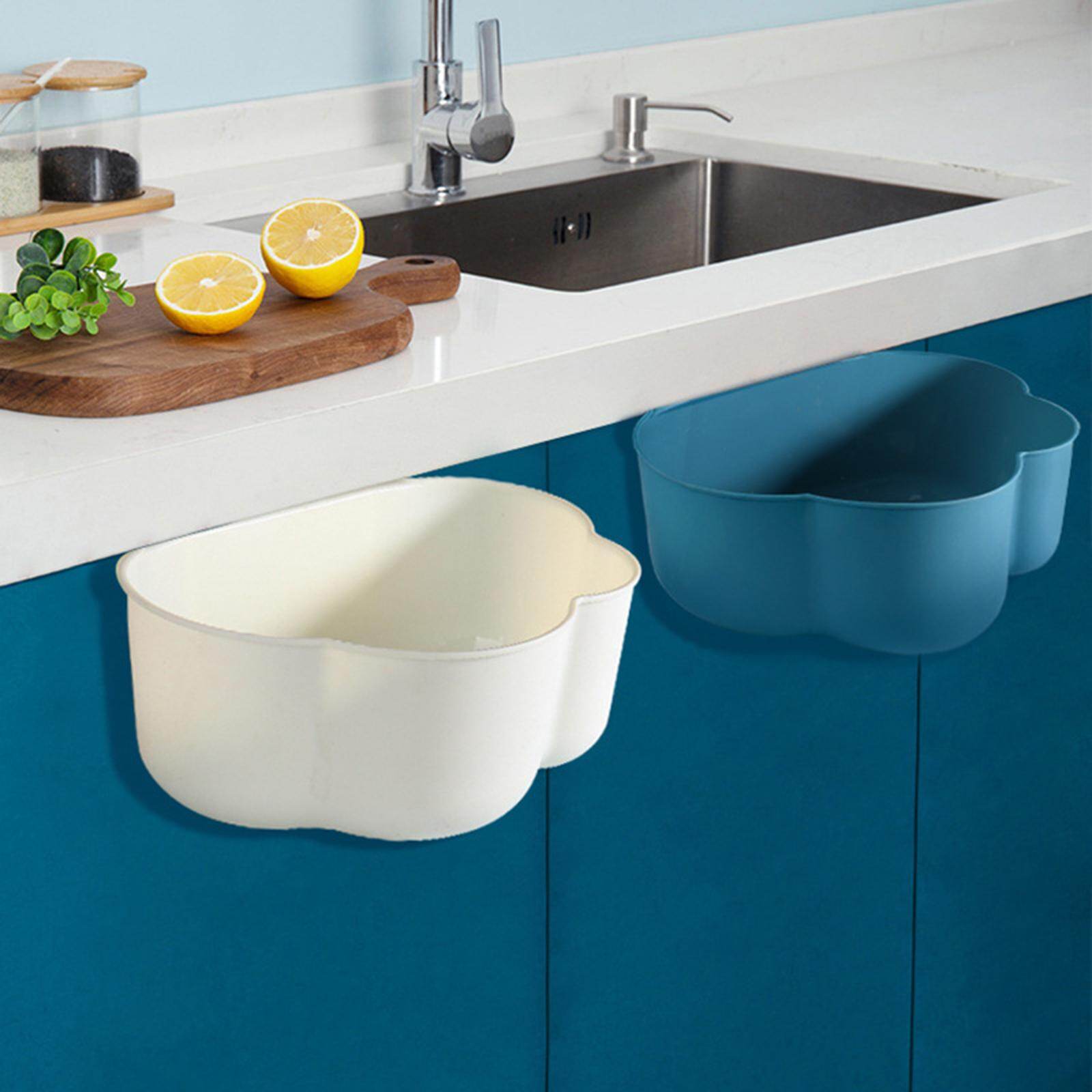 Blesiya THÙNG RÁC TREO Mini Sáng Tạo Gắn Tường Bền Cho Cửa Tủ Xe Hơi
