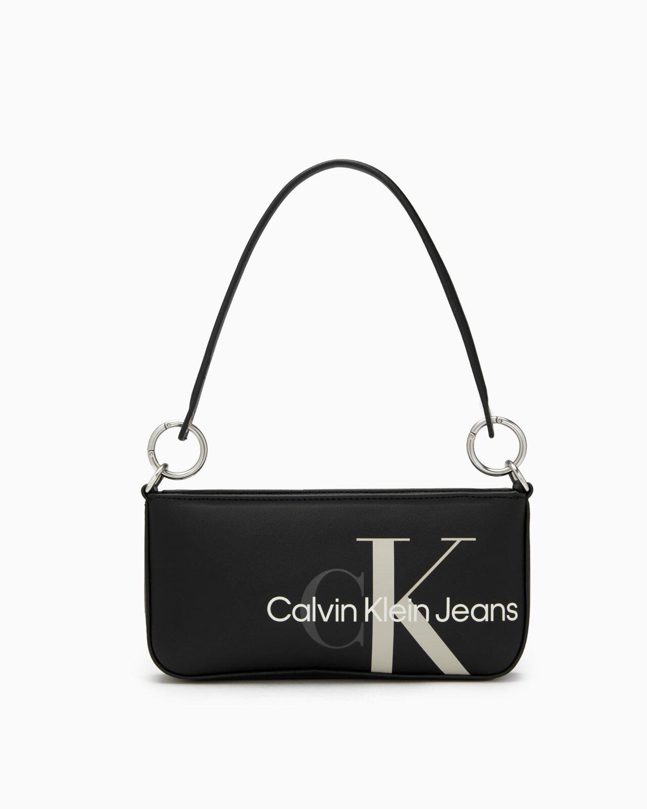 Calvin Klein Womens Sculpted Monogram Shoulder Bag