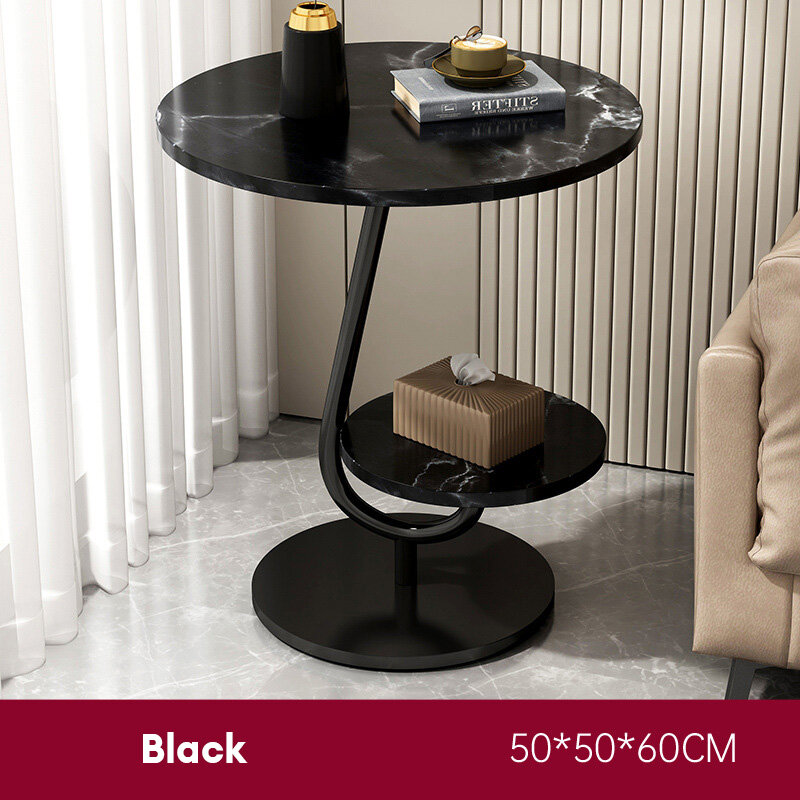 Coffee table small round table on the balcony coffee table sofa side table home decoration