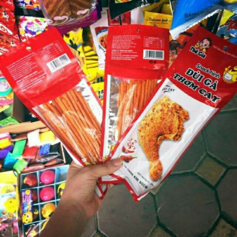 Bịch 30 Gói Đùi Gà Thơm Cay ( Sỉ Đồ Trẻ Em)