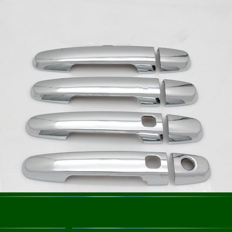For toyota corolla axio altis 2008 2009 2011 2012 2013 carbon fiber chrome car door handle cover trim styling car accessories