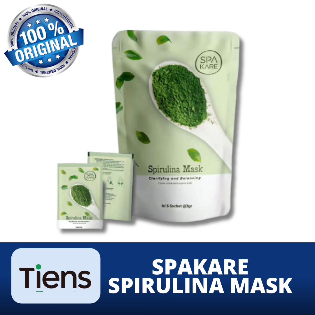 Spakare Spirulina Mask for Facial Mask with Collagen and Green Tea ...