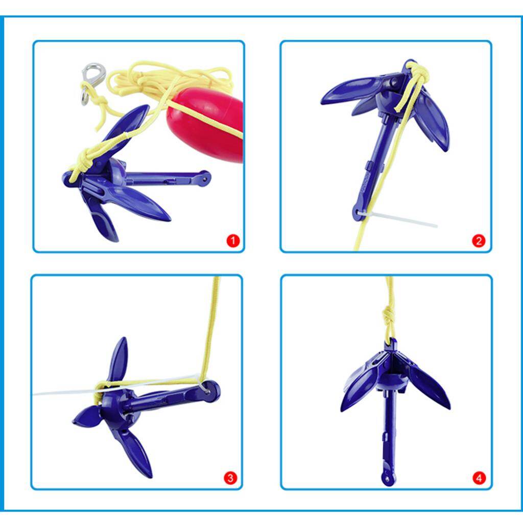 Baoblaze Aluminum Boat Anchor for Sailboats