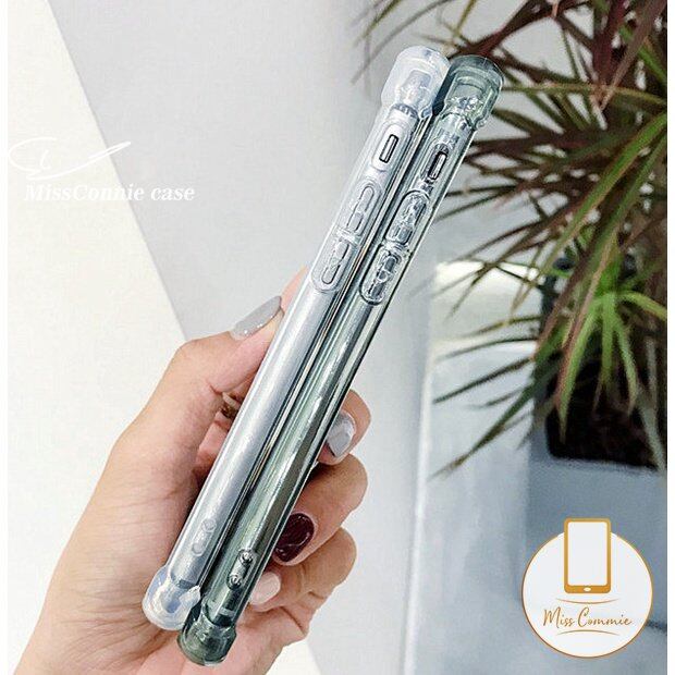 Compatible for iPhone 11 6 6s 7 8 plus 12 Pro Max 12Mini Transparent Clear Shockproof Soft TPU Back Cover Case
