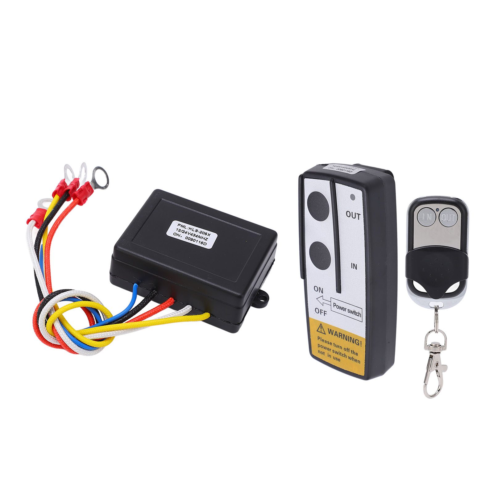 Tời Không Dây Điều Khiển Từ Xa Bộ Thu Từ Xa DC12V 24V Với Chìa Khóa Cho Cửa Nhà Để Xe Thuyền