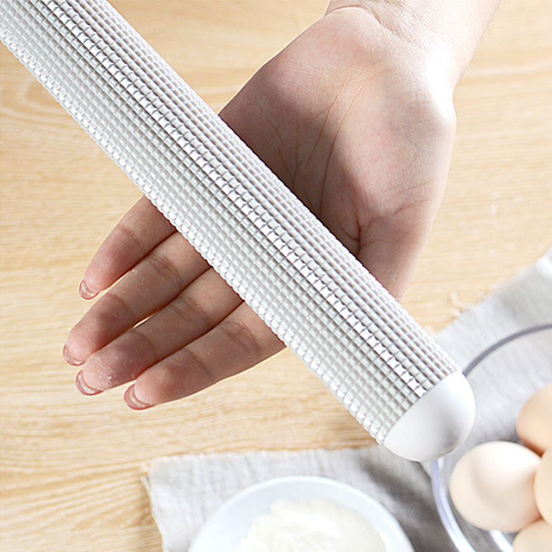 Houseeker 2 Kích Thước Silicone Cán Pin Tay Cầm Bằng Gỗ Không Dính Dough Lăn Pizza Pastry Baking Phụ Kiện Cookie Dụng Cụ Nhà Bếp