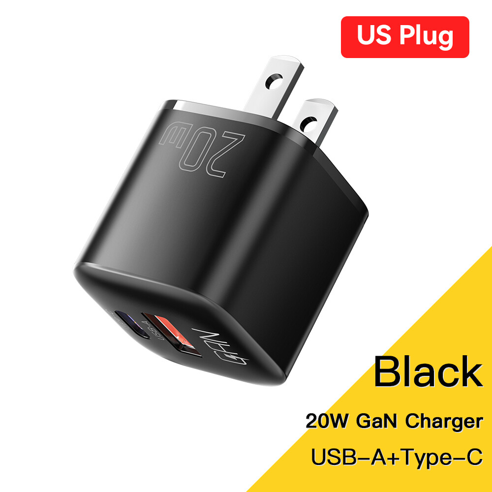 Essager USB Type C Mini Charger PD 20W Gan Fast Charge Phone QC 3.0 Quick Chargers For Huawei Honor Xiaomi iPhone 14 Pro Max iPad Charging