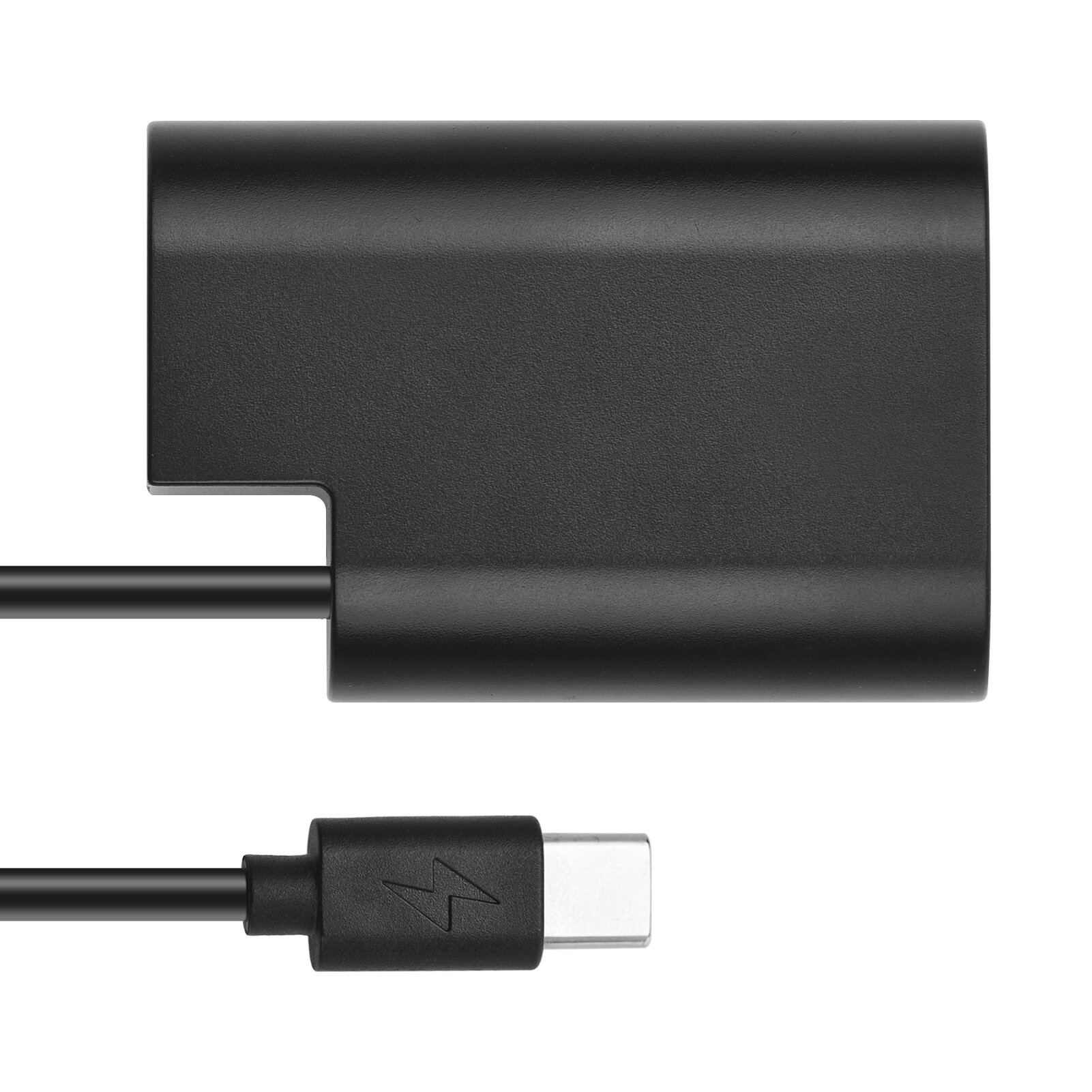 Andoer DMW-DCC12 Dummy Battery USB-C Coupler Adapter BLF19 Dummy Battery Coupler with USB Type-C Spring Power Cable Replacement for Panasonic Lumix DMC-GH5 GH5s GH5m GH4 GH4K GH3 GH3K G9 Camera