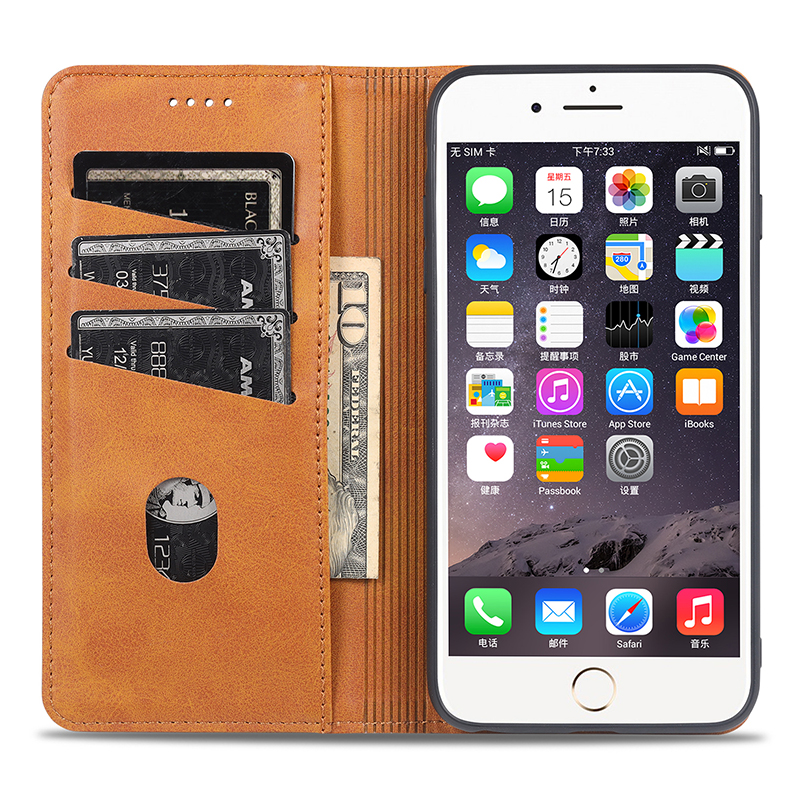 Ốp Dạng Ví Cho iPhone 6 6S Plus, Ốp Đứng Mềm IPhone6 Plus