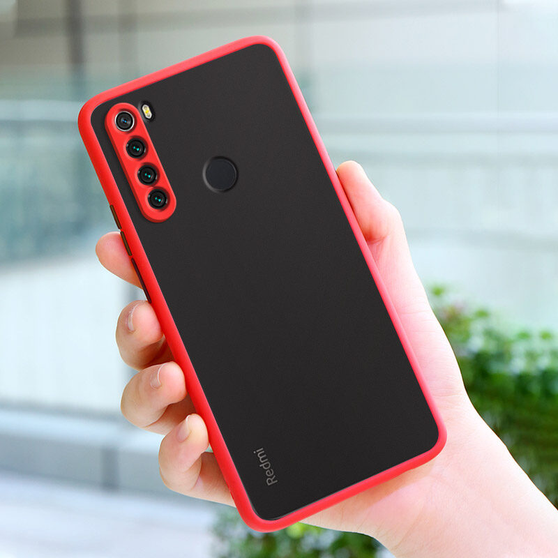 YBD Precision camera protection case For Xiaomi Redmi Note 8 Pro 8pro Casing multiple colour Matte Hard PC Back Cover Shockproof Phone Case