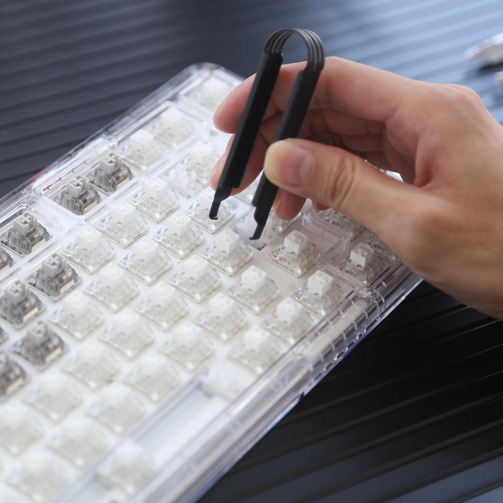 Keycap Puller Remover Non-Slip Keyboard Switches Remover Tool IC Chip Remover for Hot Swappable Mechanical Keyboards