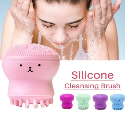 Ready Stock Malaysia !!! Hot Silicone Face Cleansing Brush Facial Cleanser Octopus Shape Facial Cleanser Exfoliator Face Scrub Washing Brush