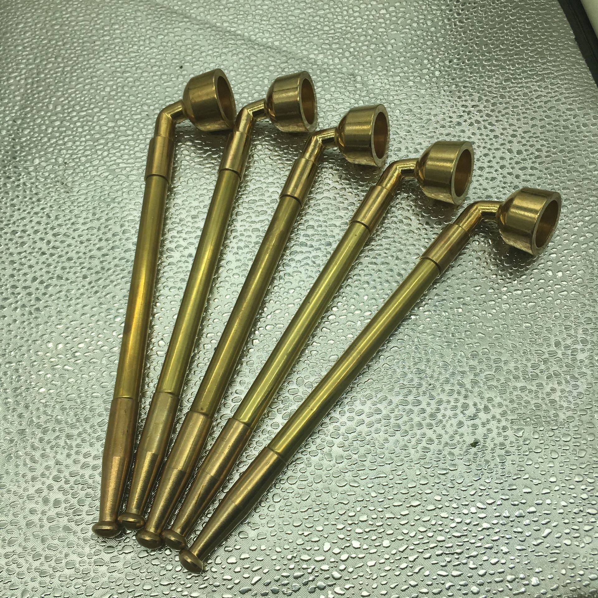 🔥 Antique smoking pot  dry pipe  nostalgic old-fashioned smoking utensils  old-fashioned dry-stretched copper pipe  pipe and pot