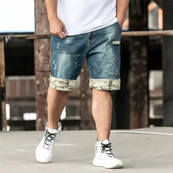 size 48 denim shorts