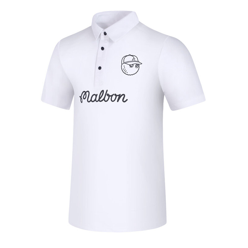 Golf t-shirt men's short-sleeved new breathable quick-drying stretch iron-free clothing men's golf sports jersey POLO shirt