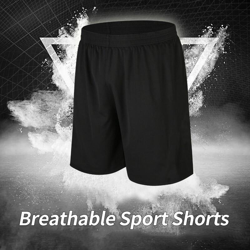 Men's Athletic Shorts, Quick Dry Basketball Running Shorts, Gym Training Workout Shorts with Pockets_voghion.com