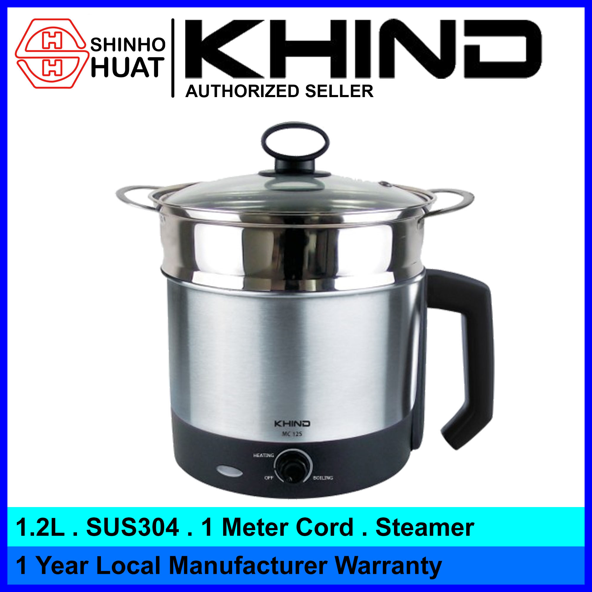 khind multi cooker mc12s cook rice