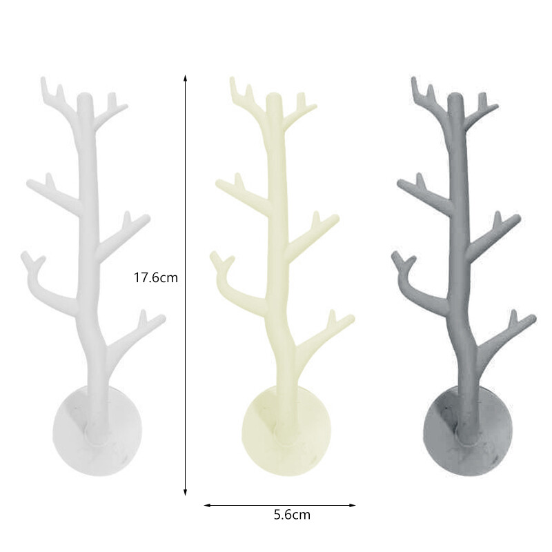 Loozykit Wall Hooks Tree Branch Hooks Non Punch Wall Hanging Hook Key Hat Hook