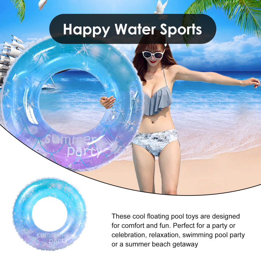 Swimming Ring For Kids And Adults,Inflatable Swimming Ring Tube,29.5Inch