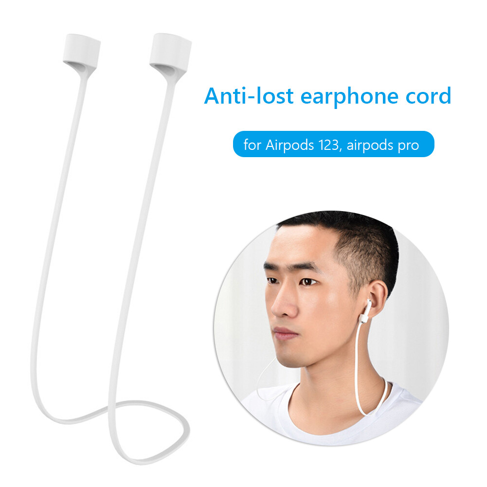 Multifunctional Portable Durable Elastic Bluetooth Headset Silicone Lanyard Earhook Compatible with Iphone AirPods Headset Anti-lost Hanging Rope