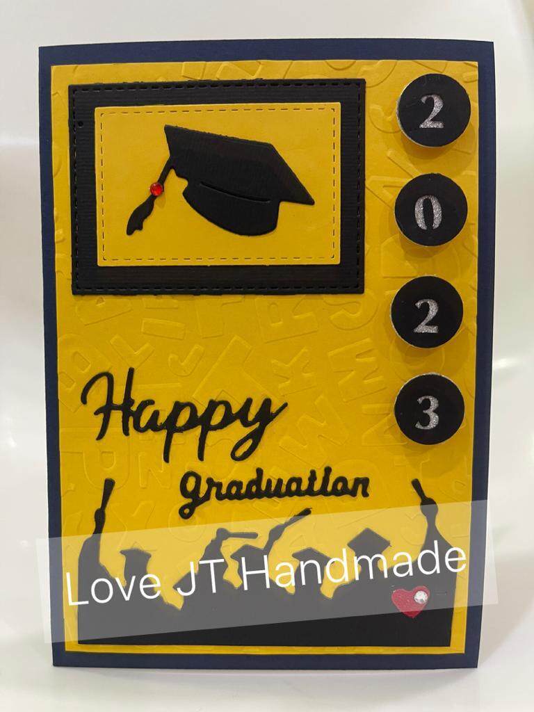 A6 Size Handmade Card Greeting Card Wishes Card Happy Graduation Card ...